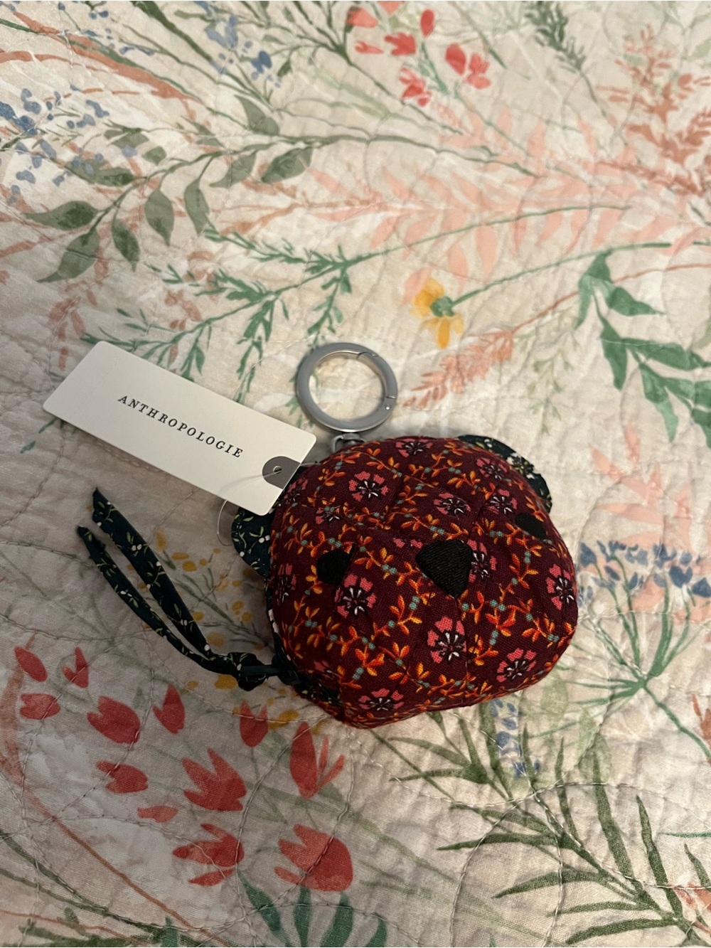 Vera Bradley x Anthropologie Bear bag charm